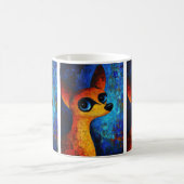 Dog Portrait Art Kaffee Tasse (Mittel)