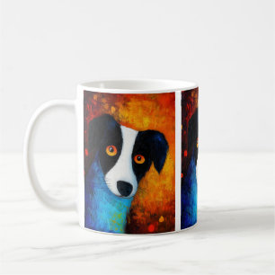 Dog Portrait Art Kaffee Tasse