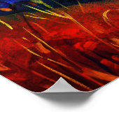 Dog Portrait Art Poster (Ecke)