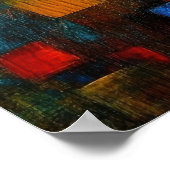Dog Portrait Art Poster (Ecke)