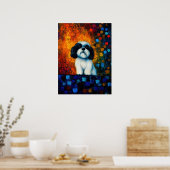 Dog Portrait Art Poster (Küche)
