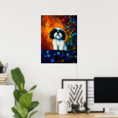 Dog Portrait Art Poster (Heimbüro)