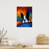 Dog Portrait Art Poster (Küche)
