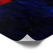 Dog Portrait Art Poster (Ecke)