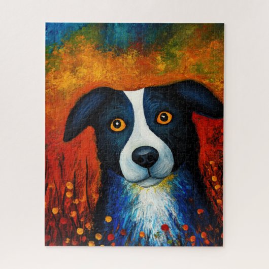 Dog Portrait Art Puzzle (Vertikal)