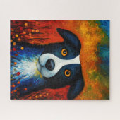 Dog Portrait Art Puzzle (Horizontal)