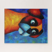 Dog Portrait Art Puzzle (Horizontal)
