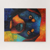 Dog Portrait Art Puzzle (Horizontal)