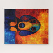 Dog Portrait Art Puzzle (Horizontal)