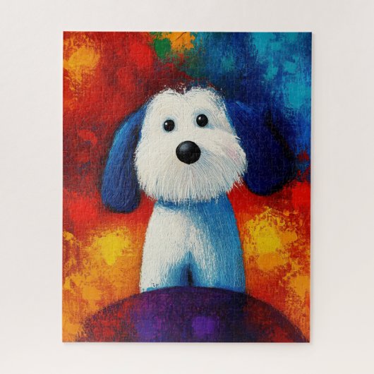 Dog Portrait Art Puzzle (Vertikal)