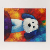 Dog Portrait Art Puzzle (Horizontal)