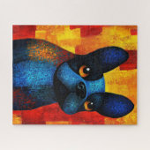 Dog Portrait Art Puzzle (Horizontal)