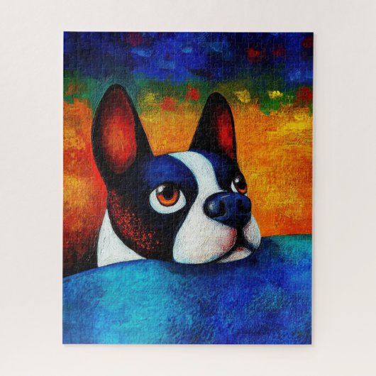 Dog Portrait Art Puzzle (Vertikal)