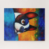 Dog Portrait Art Puzzle (Horizontal)