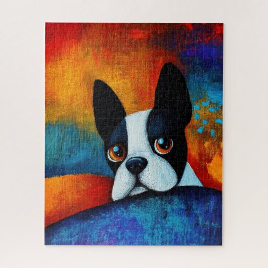 Dog Portrait Art Puzzle (Vertikal)