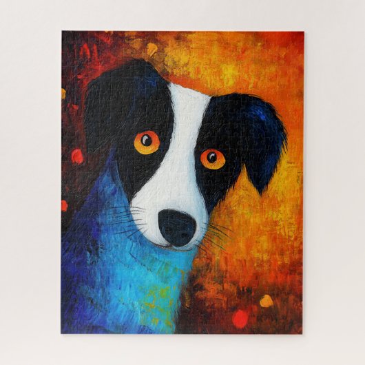 Dog Portrait Art Puzzle (Vertikal)