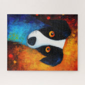 Dog Portrait Art Puzzle (Horizontal)