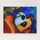 Dog Portrait Art Puzzle (Horizontal)