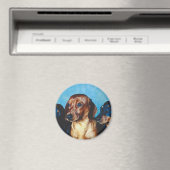Dog Portrait Magnet (In Situ (Geschirrspüler))