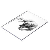 Dog-Portrait-Notebook Notizblock (Linke Seite)