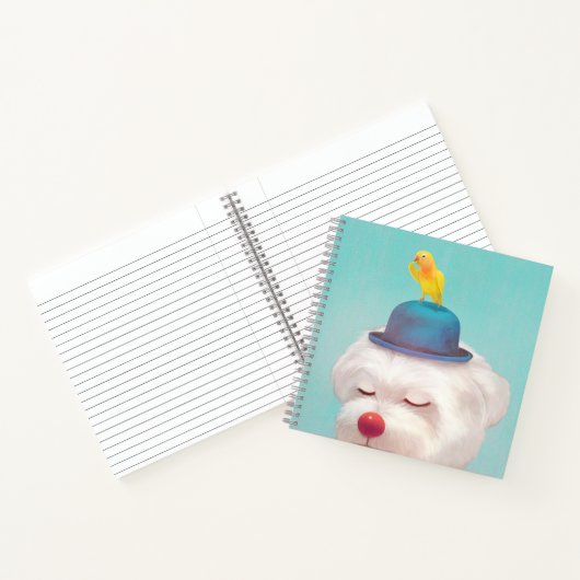 Dog-Portrait Notizblock (Innenseite)