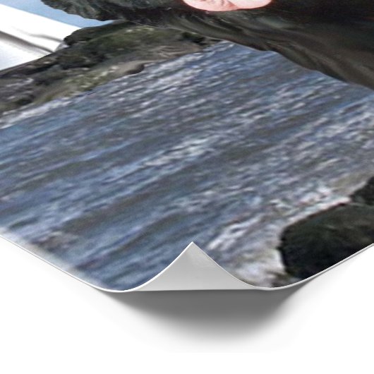 Dog Portrait Poster (Ecke)