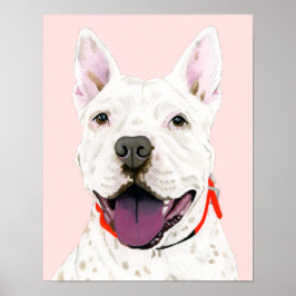 Dog Portrait Print Poster