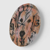 DOG PORTRAIT SANDY GROßE WANDUHR (Winkel)