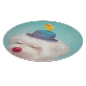 Dog-Portrait Schneidebrett (Ecke)