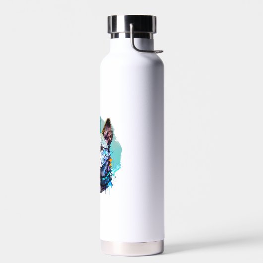 Dog Portrait Trinkflasche (Links)