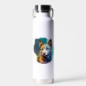 Dog Portrait Trinkflasche (Vorne)