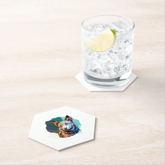 Dog Portrait Untersetzer (Vor Ort)