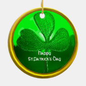 DOG PORTRAITS/Irish Greyhound Gold Foto Template Keramikornament (Hinten)