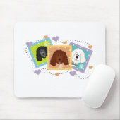 Dog Portraits Tshirts und Geschenke Mousepad (Mit Mouse)