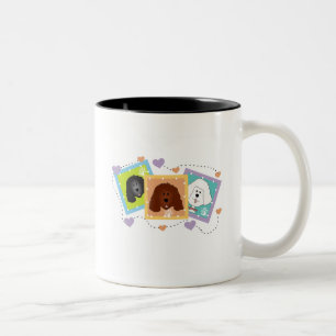 Dog Portraits Tshirts und Geschenke Zweifarbige Tasse