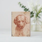 Dog Postkarte (Stehend Vorderseite)