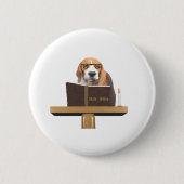 Dog Preacher Button (Vorderseite)