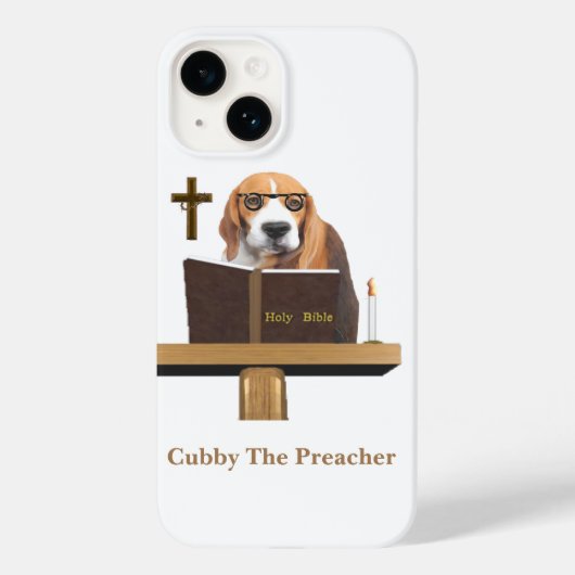 Dog Preacher Case-Mate iPhone Hülle (Rückseite)