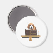 Dog Preacher Magnet (Vorderseite/Rückseite)