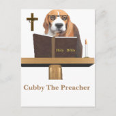 Dog Preacher Postkarte (Vorderseite)