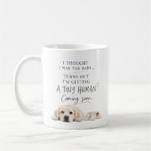 Dog Pregnancy Announcement Kaffeetasse (Links)