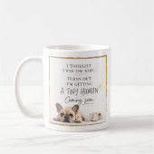 Dog Pregnancy Announcement Kaffeetasse (Links)
