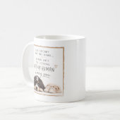 Dog Pregnancy Announcement Kaffeetasse (Vorderseite Links)