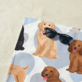 Dog Print Beach Handtuch (Beispiel)