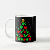 Dog Print Christmas Tree Funny Dog Lovers Christma Kaffeetasse (Links)
