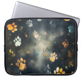 Dog Print, Grunge Laptopschutzhülle (Vorderseite)