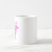 Dog Quote: I Just Want All the Dogs, Pink Design Kaffeetasse (Mittel)