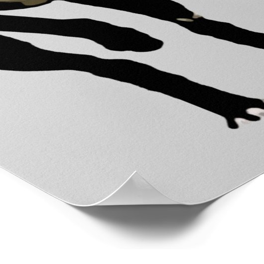 DOG RACE GREYHOUND POSTER (Ecke)