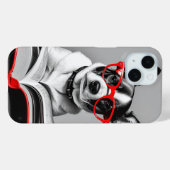 Dog Reading Book Case-Mate iPhone Hülle (Rückseite (Horizontal))