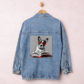 Dog Reading Book Jeansjacke (Hangar)